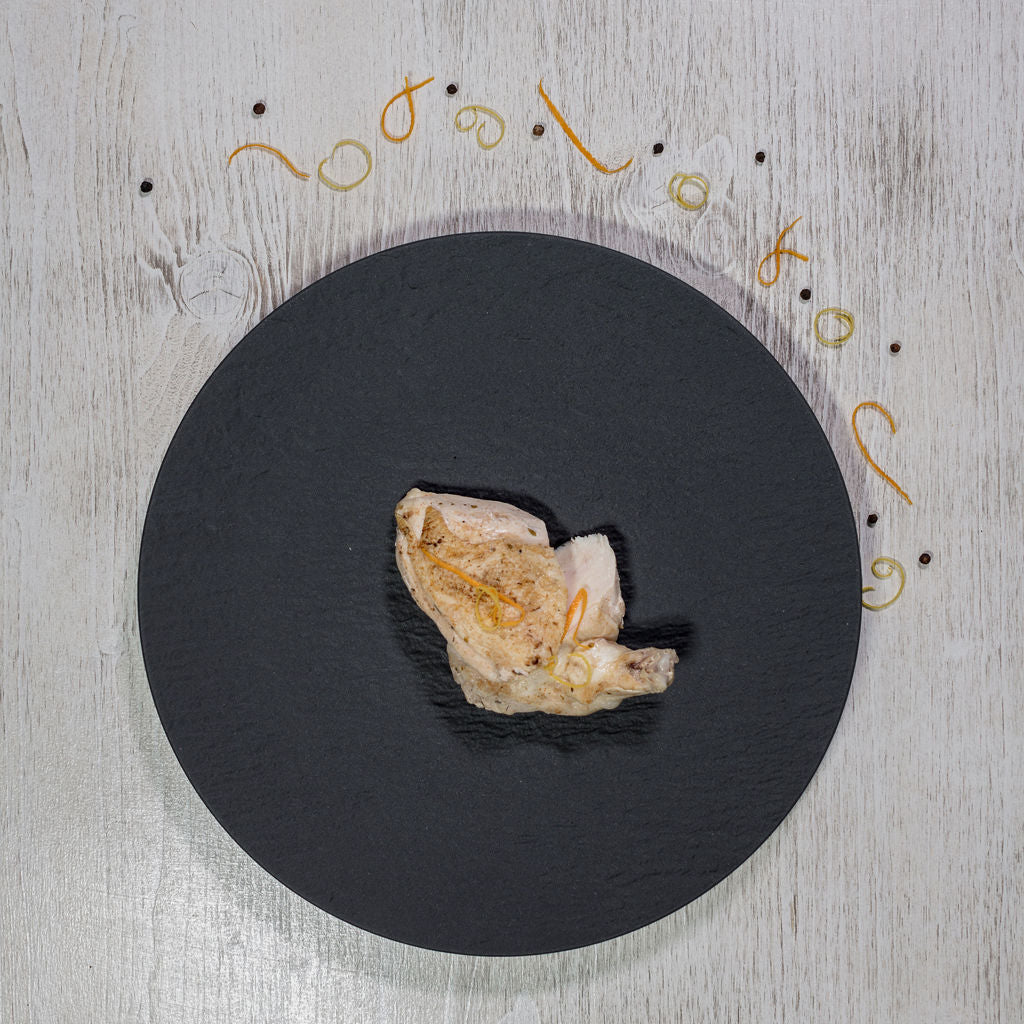 Maispoularde gebraten
