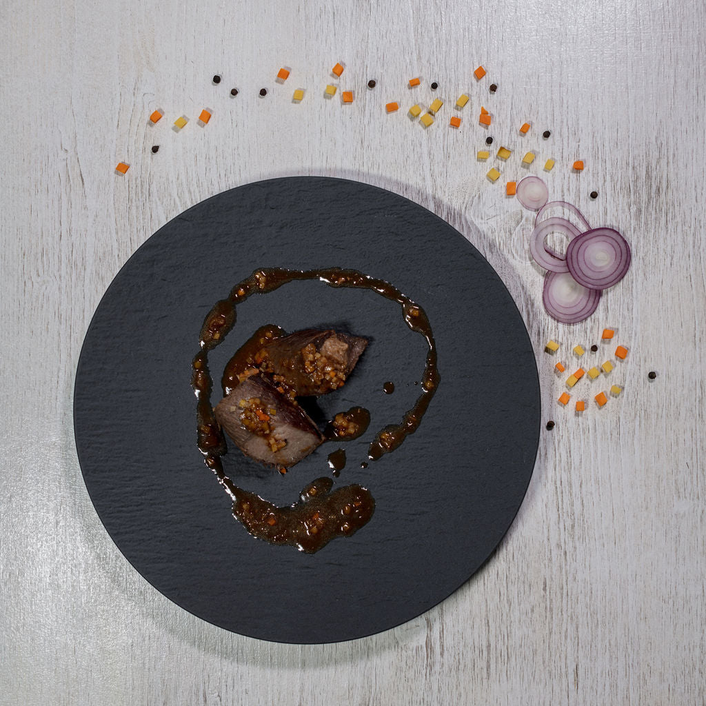 Fleischvogel mit Gemüseragout
