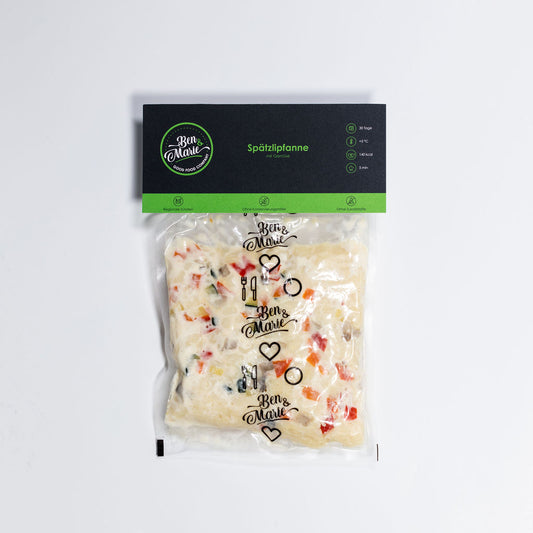Spätzlipfanne mit Gemüse