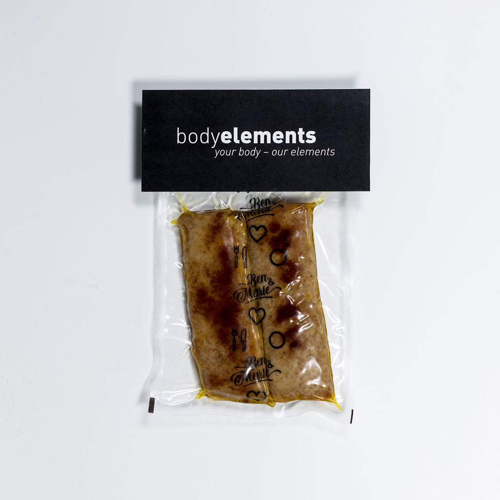 Tempeh gebraten im Sous-vide beutel